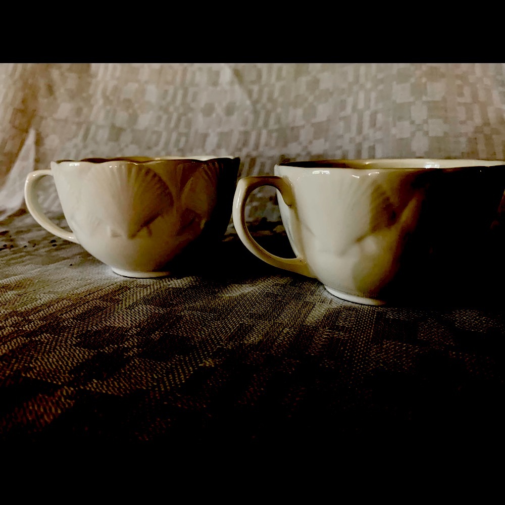 3 Wedge wood Oceanside tea cups